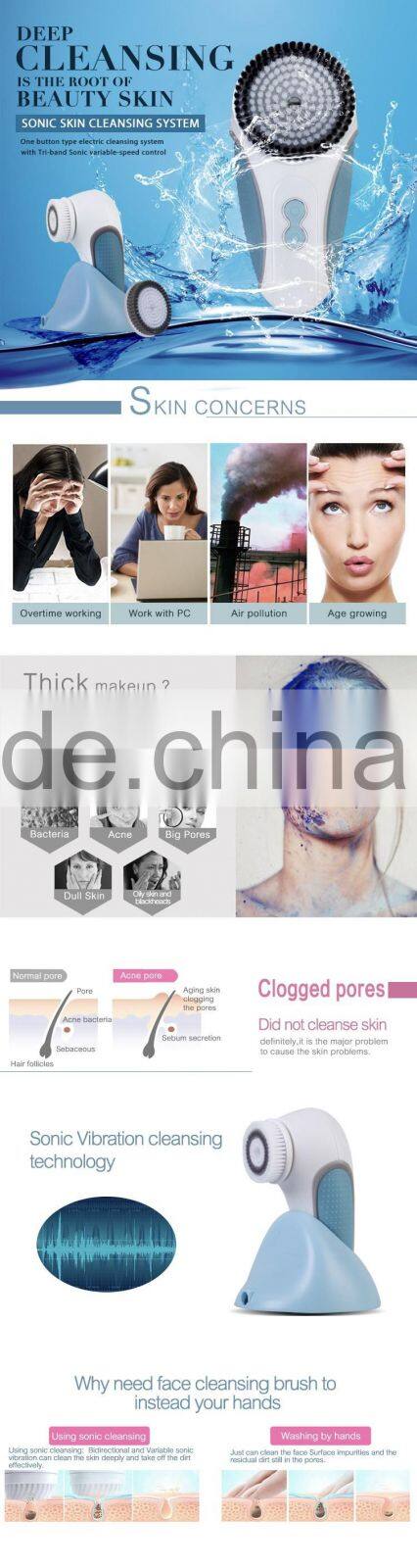 2016 home using facial cleansing fan brush