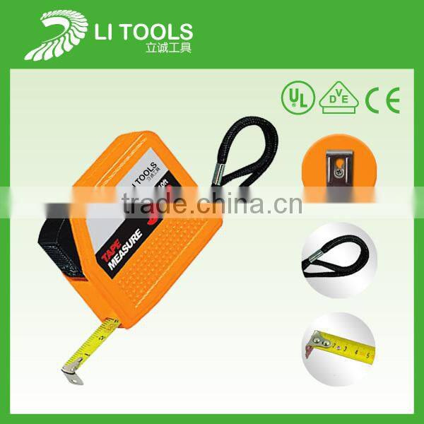 wear-resisting rubber cover LED lights metric 3M steel measuring tape