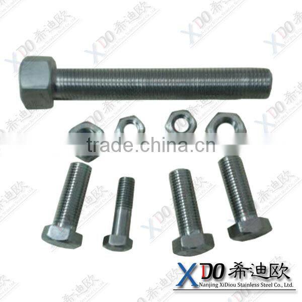 alloy600 N06600 EN 2.4816 stainless steel nut bolt allibaba com