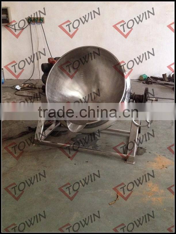 Tilting/stationary steam/electrical/LPG gas heating industrial steam kettle price
