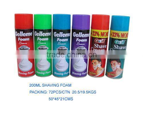 shaving foam 200ml gelleme brand
