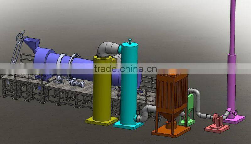 Solid waste burning kiln, liquid waste incinerator