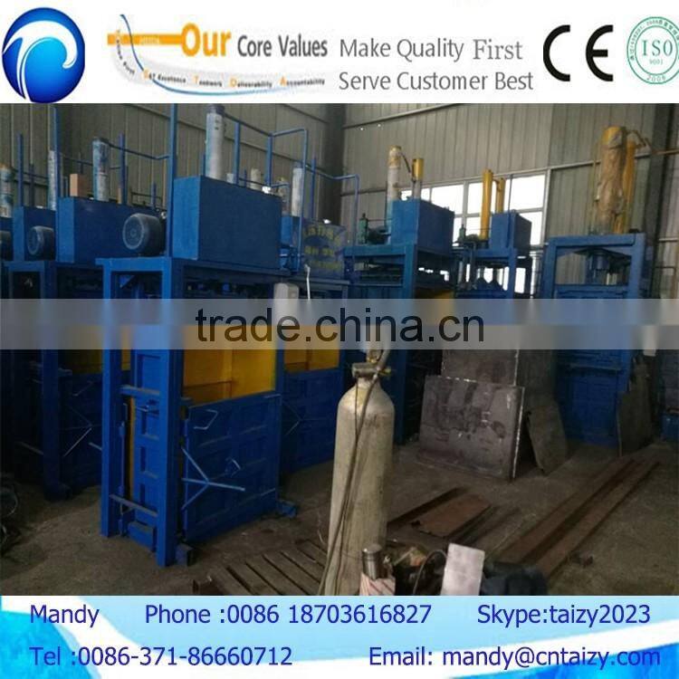 Hydraulic model carton/used paper/scrap iro compress baler machine with high quality