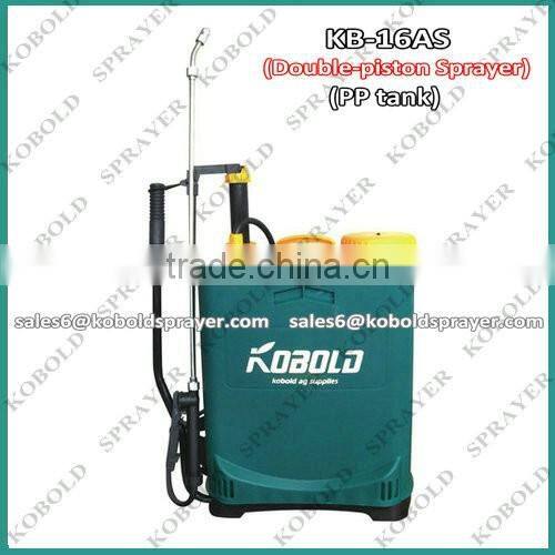 (KB-16AB) India market 16L double pump hand sprayer