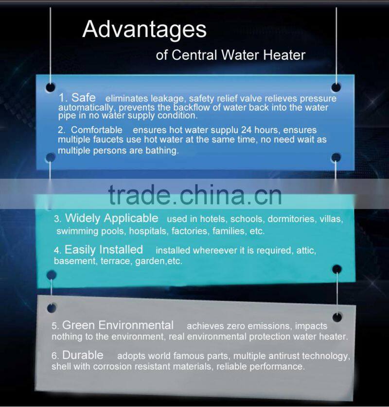 6kw 500L high efficient vertical tankless storage commercial instant electric water heater boiler 500L