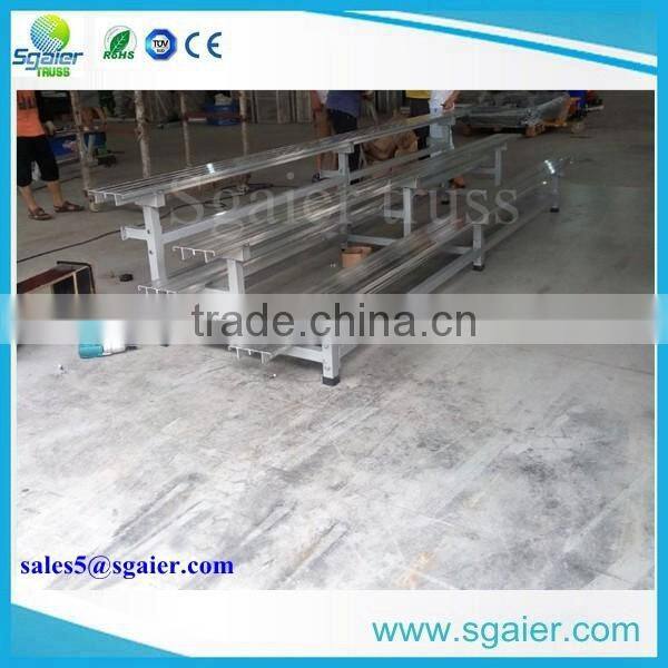 Sgaier protable aluminum bleachers for stadium ,metal bleacher seating