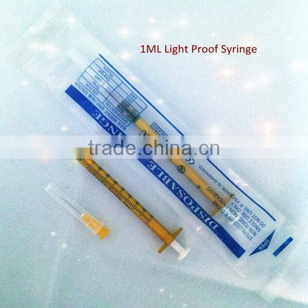 5ML Medical Injection Amber Syringe