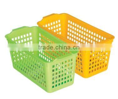 hot sale square plastic storage/ fruit basket