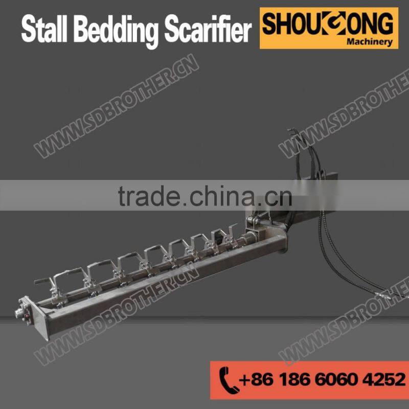 Skid Steer Attachment Stall Bedding scarifier