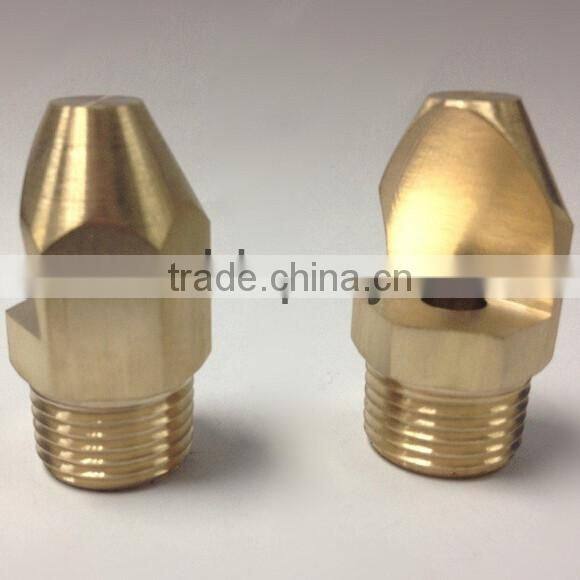 1/8" ,1/4",3/8", 1/2" brass narrow angle flat fan spray jet nozzles