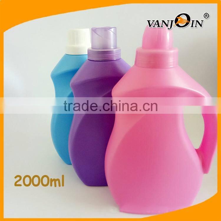 2000ML Custom Color Plastic bottles with detergent and liquid