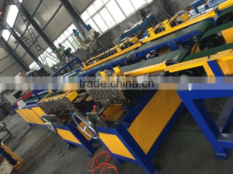auto duct line manufacture machine for HVAC, Duct tube making machine