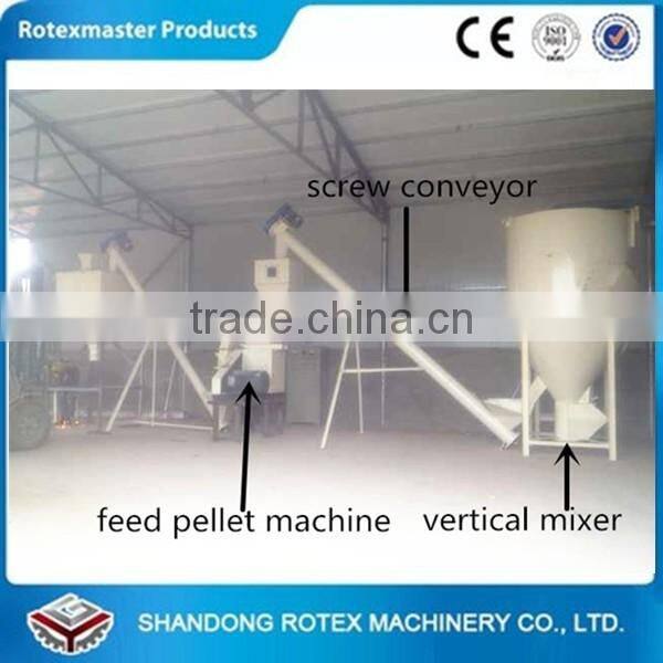 low price small farm use animal feed mixer and feed grinder