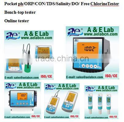 Electrical PH meter with changeable battery/Water-proof/Large LCD screen