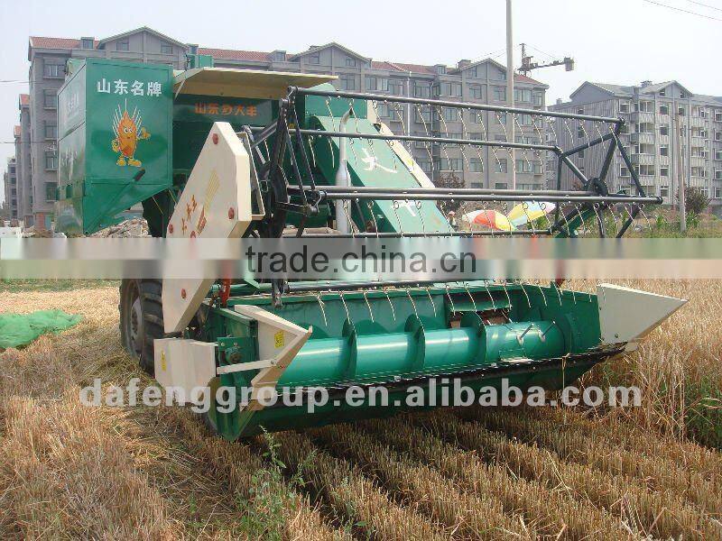 Mount on Tractor Cereal Combine Harvester