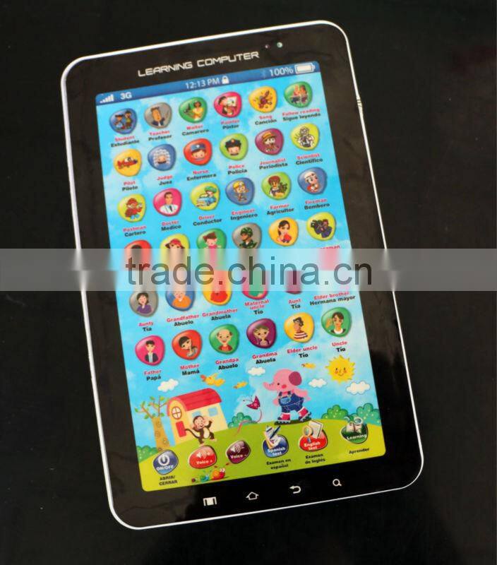 Y-pad Spanish Computer Tablet Learning Education Machine Toy Gift for Kids 3 +