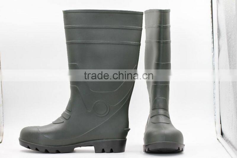 Red black good quality Safety shoes with steel toe,pvc safety boots