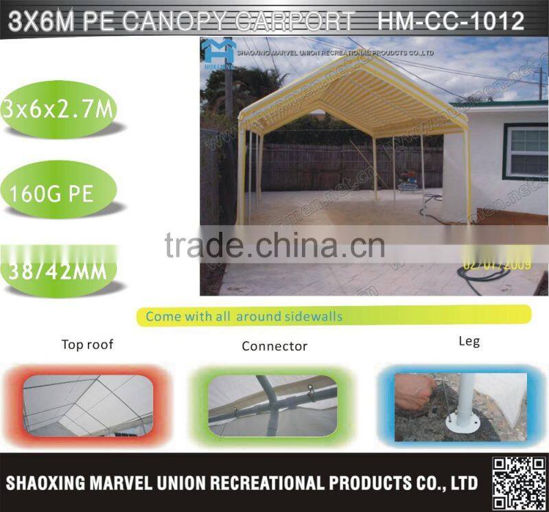 canopy carports tent with all sidewalls