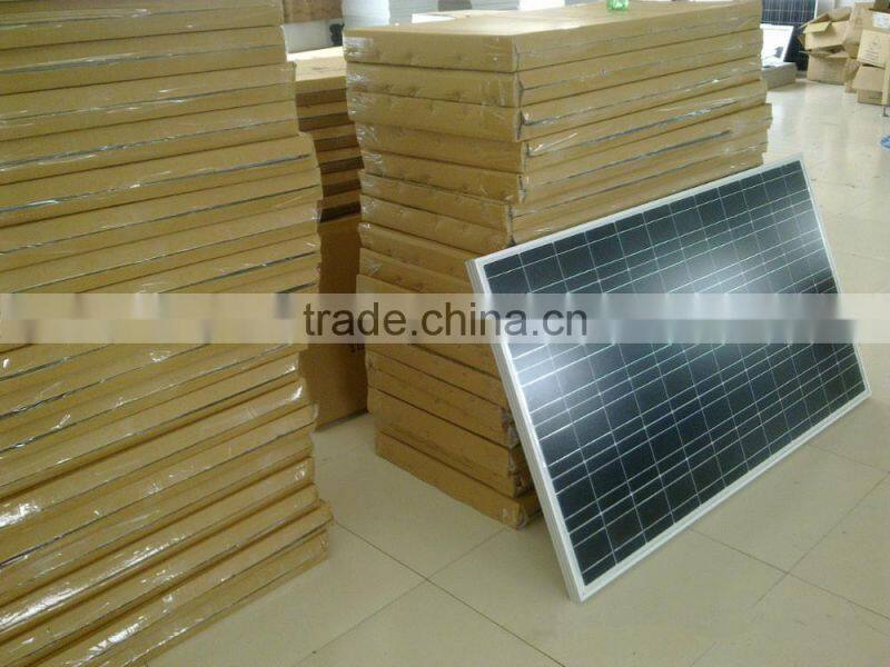 High efficiency poly 130watt/140w/150w solar panel photovoltaic for solar pump system