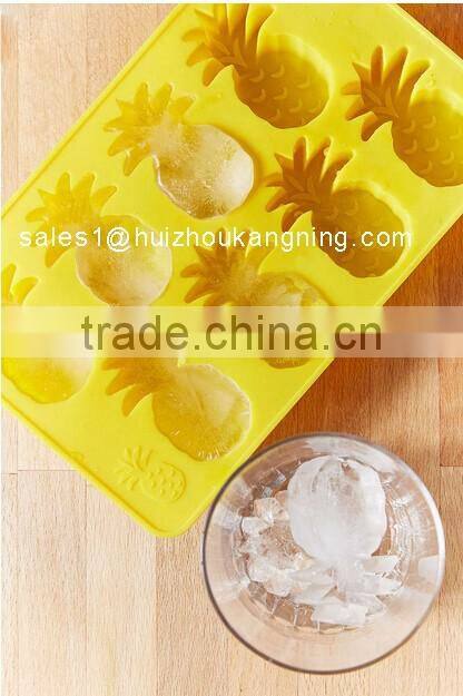 Silicone Pineapple Ice Cube Tray