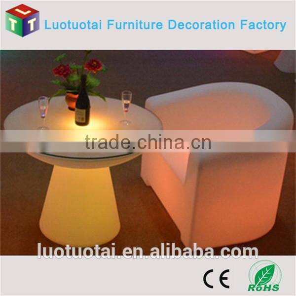 RGBW color change 24 keys remote control led lighted up furniture/light up table