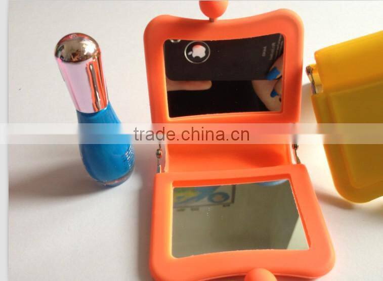New Arrival Silicone Mirror makeup cases