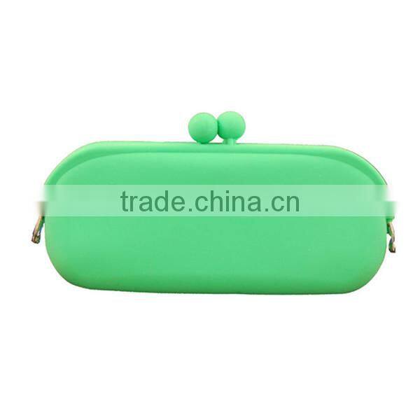 Wholesale Custom Made Girls Handy Silicone Purse for Coins, Keys and Glasses