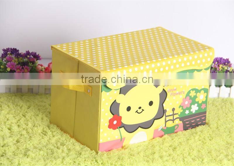 N489 Household Non Woven Box Foldable Storage Box Storage Organizer