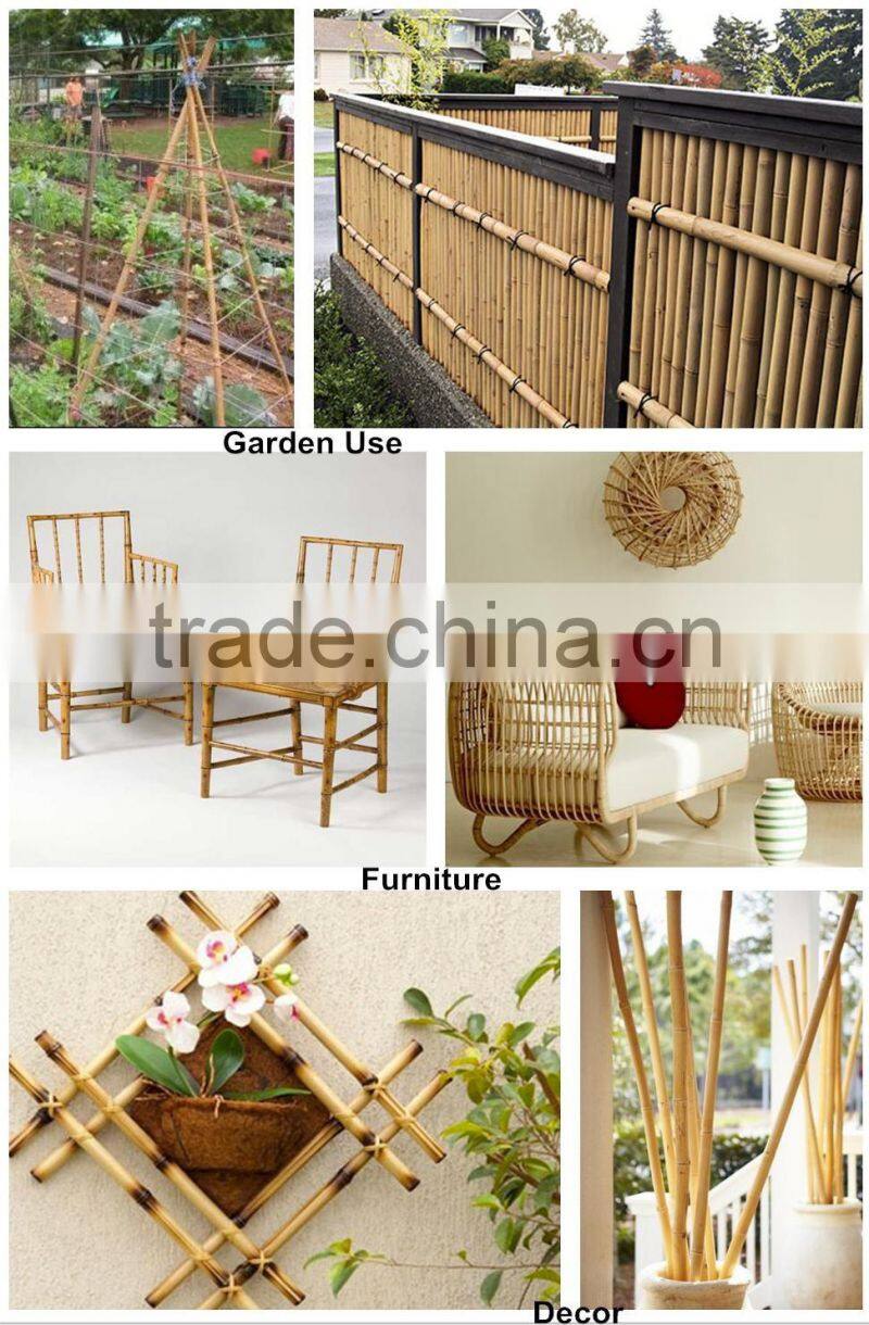 Carbonized Brown Decorative Bamboo Fencing Supplier