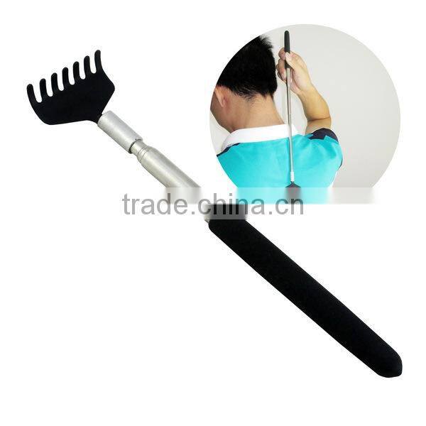 Crazy travel massager metal extendable telescopic back scratcher