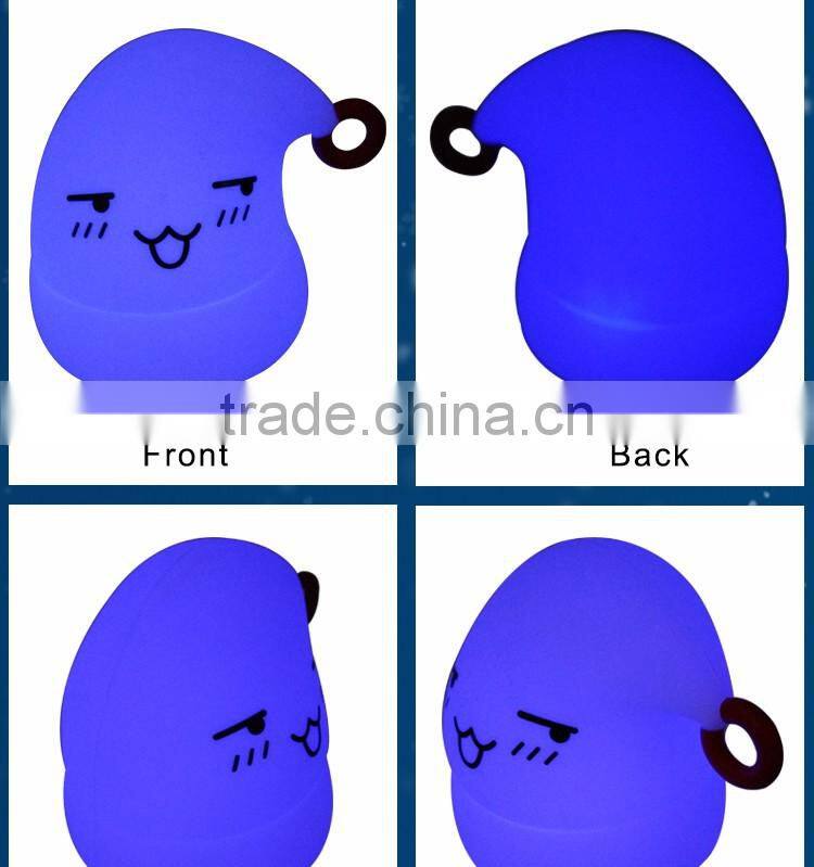 cap shaped silicone cover flexible battery operated decorative lamps