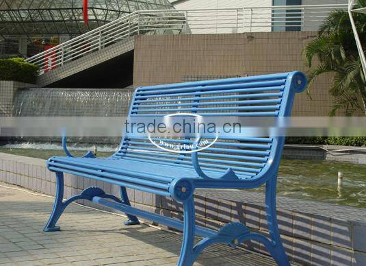Arlau China Sitting Chair,Community Furniture ,Cast Iron Bench Frame