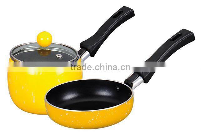 Aluminium non-stick bakelite chinese wok set range cast iron wok wok