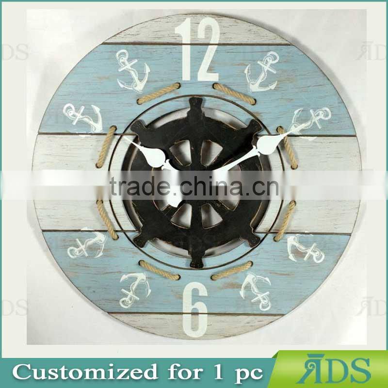 Decorative wooden wall clock