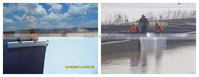 short fiber needle punched nonwoven geotextile(pp/pet)