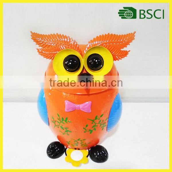 YS14573 Wholesale Decorative Garbage Can Cute Owl Trash Can