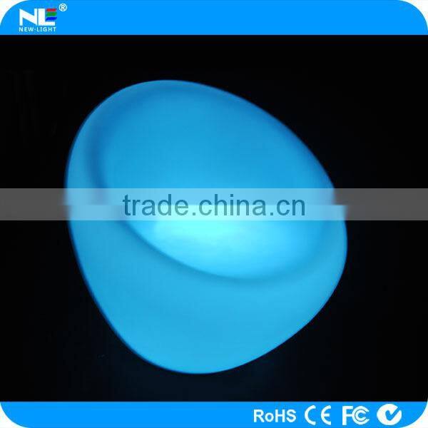Cool appearance light up LED luminous sofa furniture / clear LED light chair for party