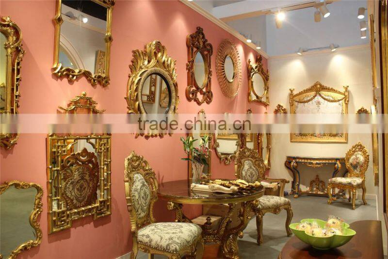 MH-2048-01 Iron round shaped decorative mirror for hotel project