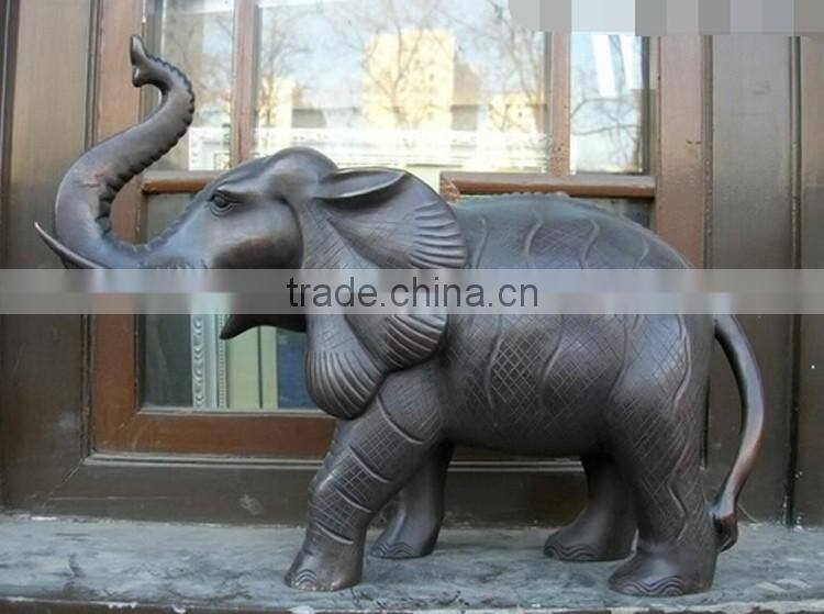 Large outdoor animal decoration thailand elephant statue bronze