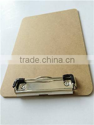 A5 office wooden clipboard with metal clip