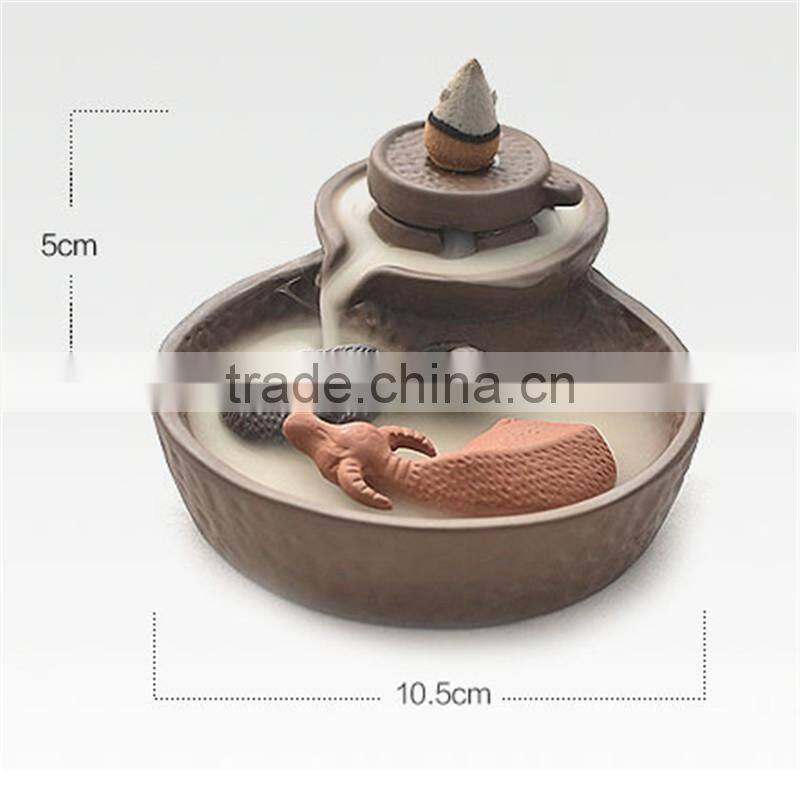 Buddhism Backflow Cattle Incense Burner