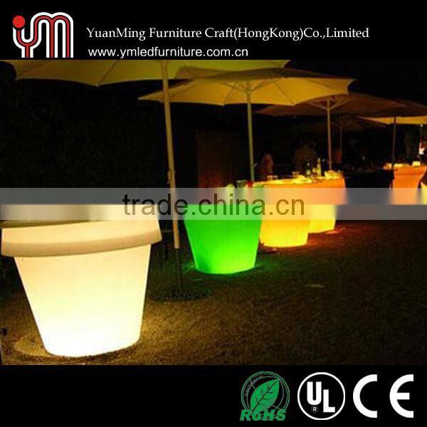 Plastic Led Flower Pots Llight Up Pots Lighting Pot