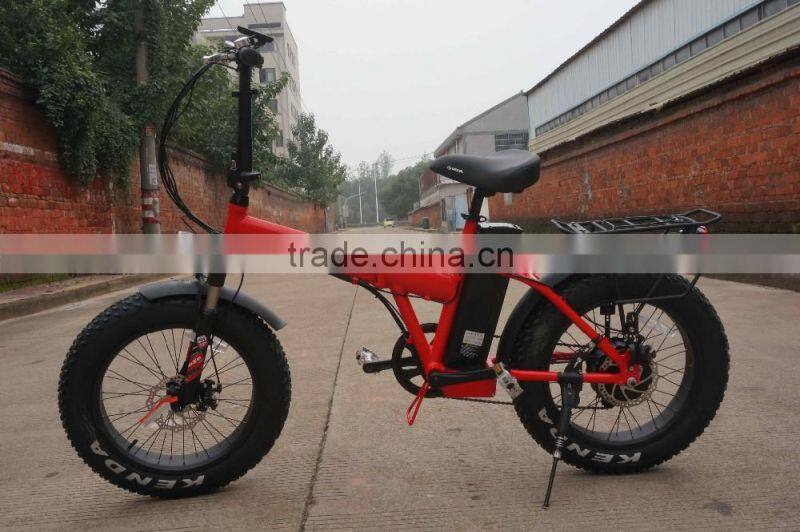 20" 500w electric folding bike electric fat bike