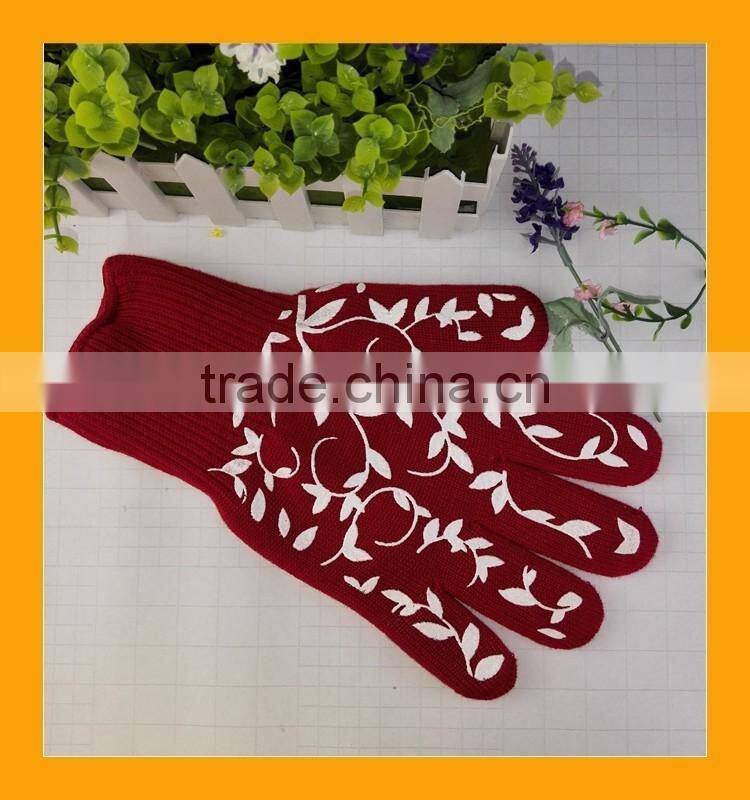 2017 ZMSAFETY Extreme Heat Resistant BBQ Gloves Grip Silicone BBQ Grill Gloves