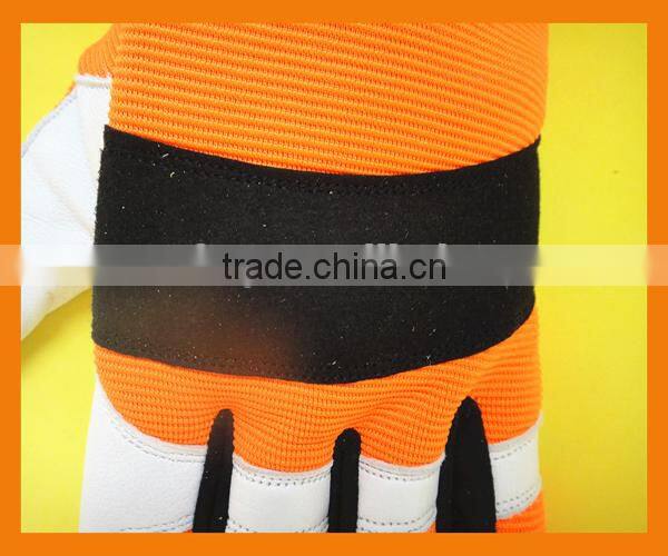Cheap Custom Fashion Neoprene Spandex Garden Safety Work Mechanical Palm Grip Leather Women Garden Gloves