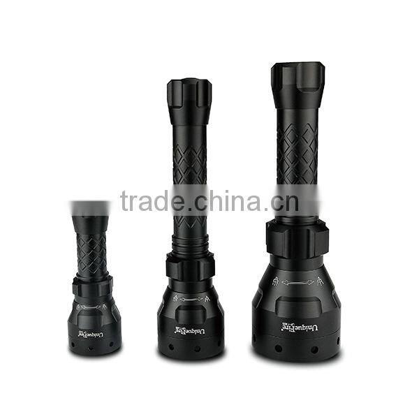 Uniquefire 850nm ir torch light uf 1406 with 50mm zoom lens