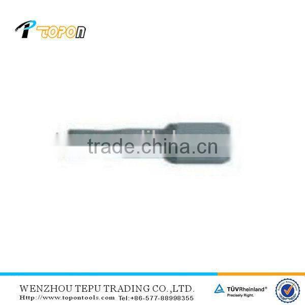 Free sample 25MM slotted bits reduced shank screwdriver head bits set