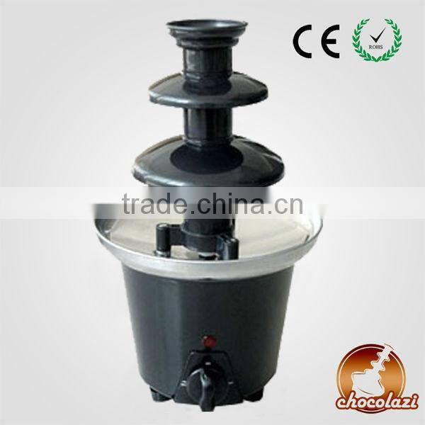 CHOCOLAZI ANT-8030 ALL Model 3 tiers wholesale Mini Home Chinese plastic Home chocolate fountain