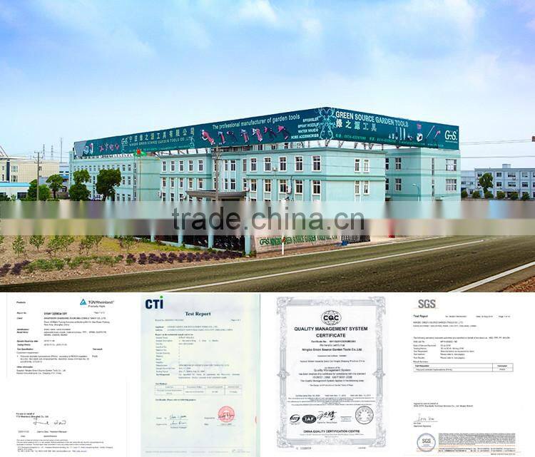 1/2" plastic 4 pcs hose nozzle set with straight nozzle and quick connector for garden watering