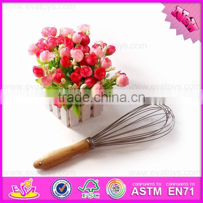 2016 new products wooden egg beater for kitchen,high quality wooden egg beater for kitchen,cheap wooden egg beater W02B029